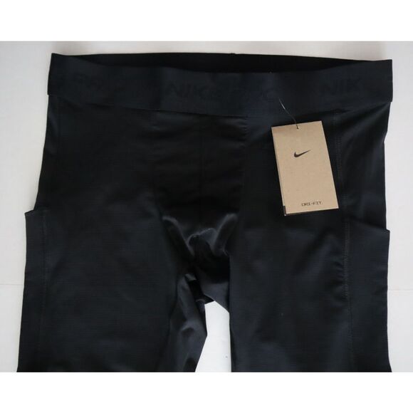 Nike Pro FB7961-010 Men’s Sz L Black Dri-FIT Warm Running Tights - Picture 7 of 15